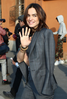 Kasia Smutniak At Milan’s Fashion Week