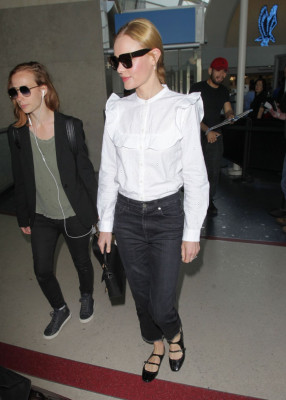 KATE BOSWORTH at LAX Airport in Los Angeles 04/07/2017