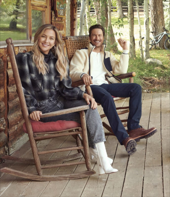 Kate Hudson w/ brother Oliver by Danny Fujikawa for Health // Dec 2020