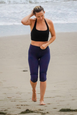 KATE HUDSON Out on the Beach in Malibu 06/24/2020