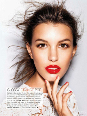 Kate King - photoshoit by Kenneth Williardt for Glamour UK magazine