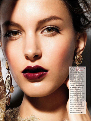 Kate King - photoshoit by Kenneth Williardt for Glamour UK magazine