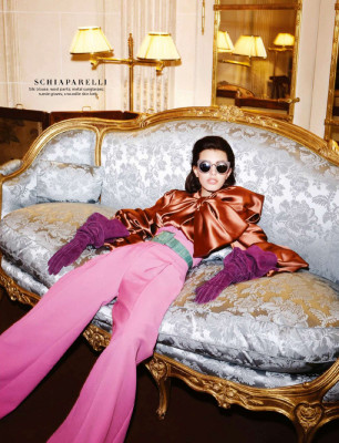 Kate King - photoshoot for HARPERS BAZAAR SINGAPORE, by Aitken Jolly
