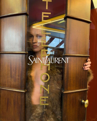 Kate Moss ~ Saint Laurent F/W 2024.25 by Juergen Teller