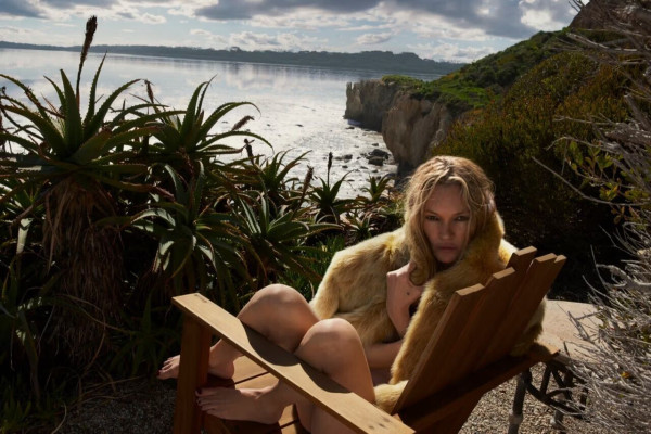 Kate Moss for Saint Laurent Fall 2025 Campaign by Mert Alas