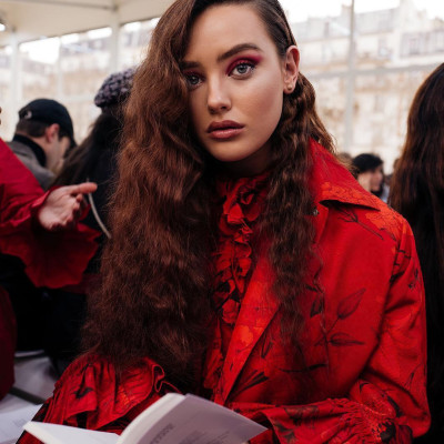 Katherine Langford - Valentino Show Paris Fashion Week 03/03/2019