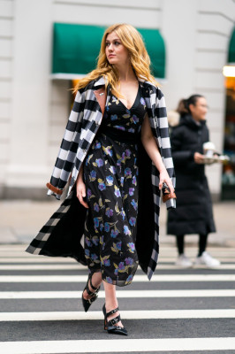 Katherine McNamara-Out in Midtown, New York