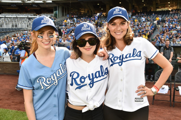 Katherine McNamara- Big Slick Celebrity Softball at Kauffman Stadium