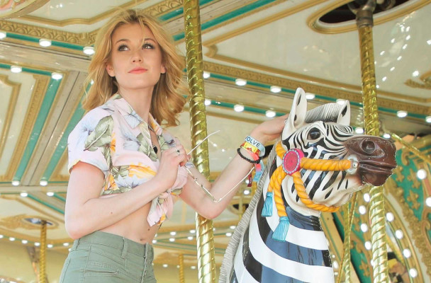 Katherine McNamara – Revolve Party at Coachella in Indio