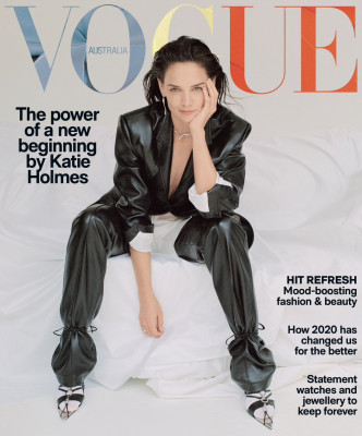 Katie Holmes by Bec Parsons for Vogue Australia // 2020