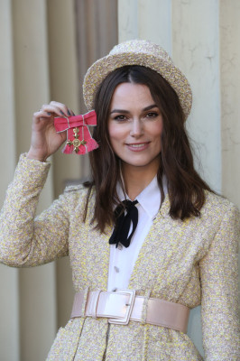 Keira Knightley – Investiture at Buckingham Palace in London