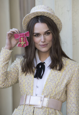 Keira Knightley – Investiture at Buckingham Palace in London