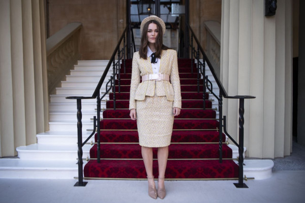 Keira Knightley – Investiture at Buckingham Palace in London
