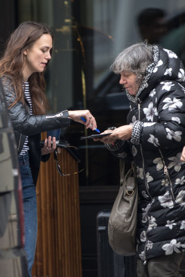 Keira Knightley at Tegel Airport in Berlin