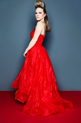 KELLIE BRIGHT on the Set of a Photoshoot, December 2019
