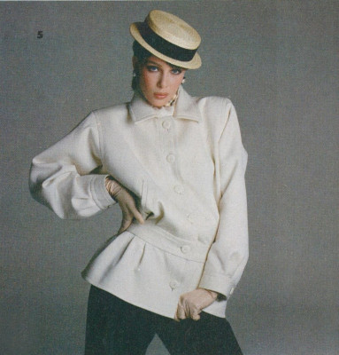 Kelly LeBrock ~ US Vogue April 1981 by Francesco Scavullo