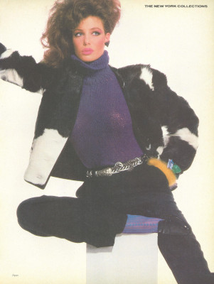 Kelly LeBrock ~ US Vogue September 1980 by Irving Penn