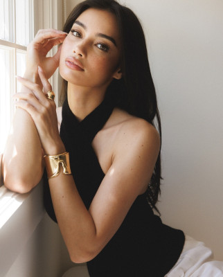 Kelsey Merritt for Tiffany &amp;amp; co x Elsa Peretti split ring