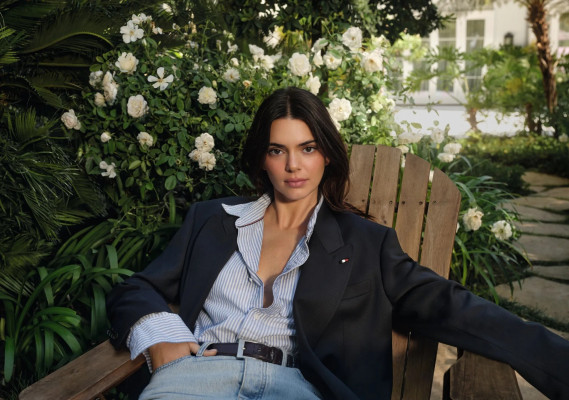 Kendall Jenner for Tommy Hilfiger Spring Campaign 2024