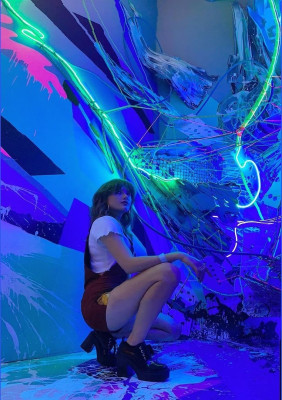 Kerri Medders - Seismique Interactive Art Museum in West Houston 09/03/2021