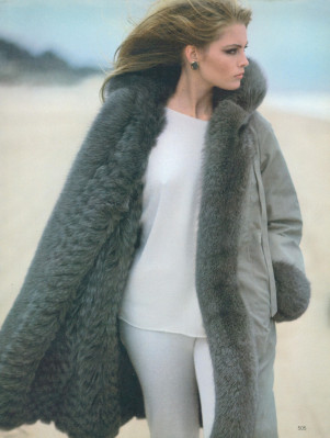Kim Alexis ~ US Vogue September 1980 by Arthur Elgort