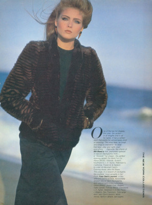 Kim Alexis ~ US Vogue September 1980 by Arthur Elgort