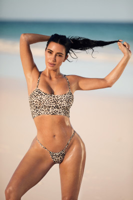 Kim Kardashian - Skims Swimwear Collection, Los Angeles 02/17/2025