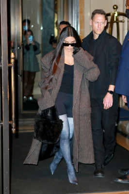 Kim Kardashian - Heads to Zero Bond in New York 11/02/2021