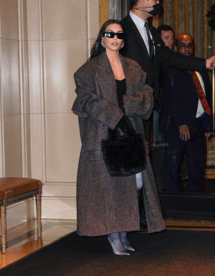 Kim Kardashian - Heads to Zero Bond in New York 11/02/2021