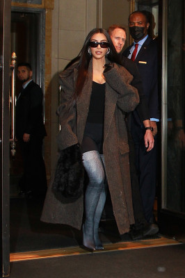 Kim Kardashian - Heads to Zero Bond in New York 11/02/2021