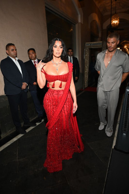 Kim Kardashian – at Anant Ambani’s Wedding in Mumbai