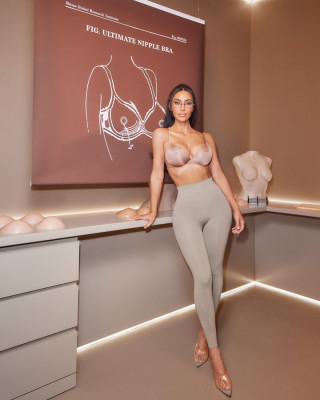Kim Kardashian – Ultimate Nipple Bra Promos, October 2023