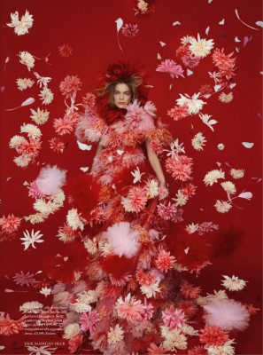 ENIKO MIHALIK and KIM NOORDA in Harper’s Bazaar Magazine, May 2020