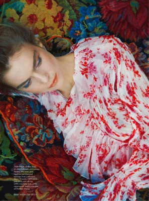 ENIKO MIHALIK and KIM NOORDA in Harper’s Bazaar Magazine, May 2020