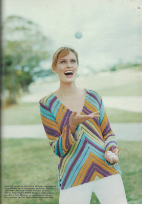 Kim Renneberg for Marie France April 1997