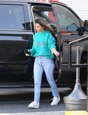 Kourtney Kardashian at a Bowling Alley in Los Angeles