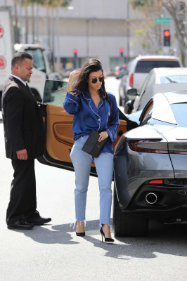 Kourtney Kardashian in jeans out in Los Angeles