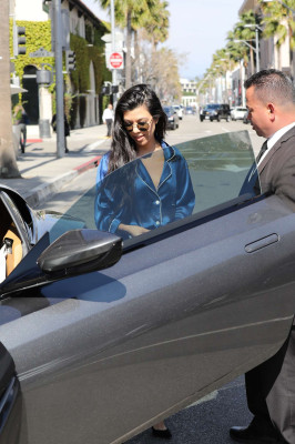 Kourtney Kardashian in jeans out in Los Angeles