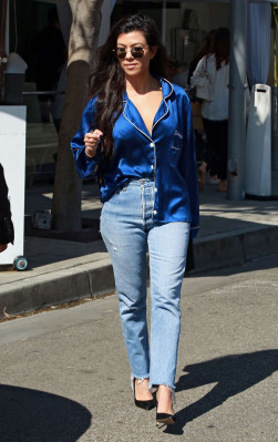 Kourtney Kardashian in jeans out in Los Angeles