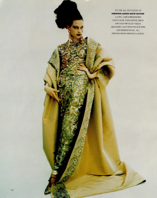 Claudia Mason & Kristen McMenamy for US Harper's Bazaar October 1991