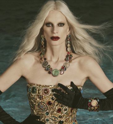 Kristen McMenamy ~ DOLCE &amp;amp; GABBANA ALTA MODA ROMA 2025 by Luigi &amp;amp; Iango