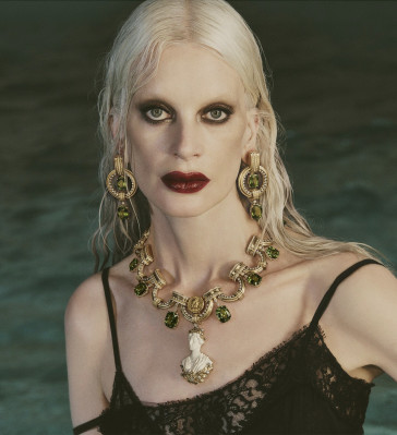 Kristen McMenamy ~ DOLCE &amp;amp; GABBANA ALTA MODA ROMA 2025 by Luigi &amp;amp; Iango