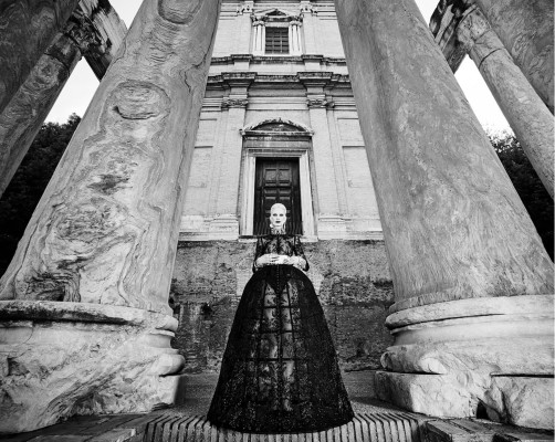 Kristen McMenamy ~ DOLCE &amp;amp; GABBANA ALTA MODA ROMA 2025 by Luigi &amp;amp; Iango