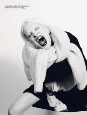 Kristen McMenamy ~ AnOther Magazine AutumnWinter 2023 by Drew Wickers