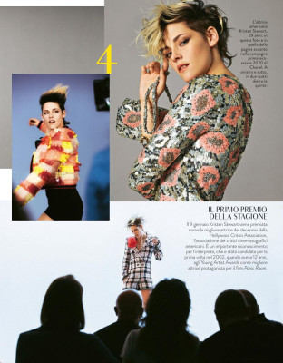 KRISTEN STEWART in Grazia Magazine, January 2020