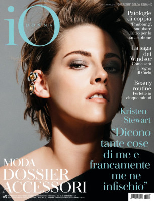 KRISTEN STEWART in Io Donna Del Corriere Della Sera, January 2020