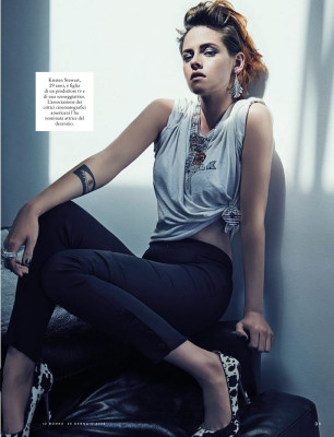 KRISTEN STEWART in Io Donna Del Corriere Della Sera, January 2020