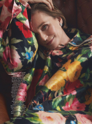KRISTIN SCOTT THOMAS in Town &amp; Country Magazine, UK March 2020