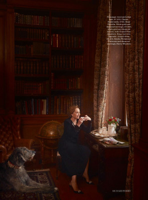 KRISTIN SCOTT THOMAS in Town &amp; Country Magazine, UK March 2020