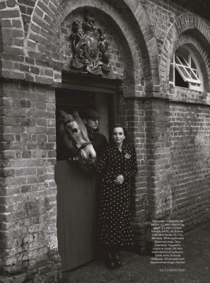 KRISTIN SCOTT THOMAS in Town &amp; Country Magazine, UK March 2020